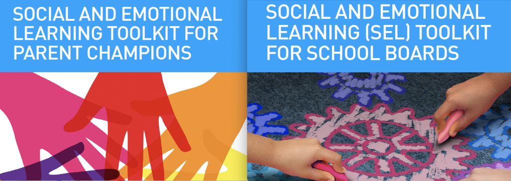 Social and emotional learning toolkits for parent champions and school boards